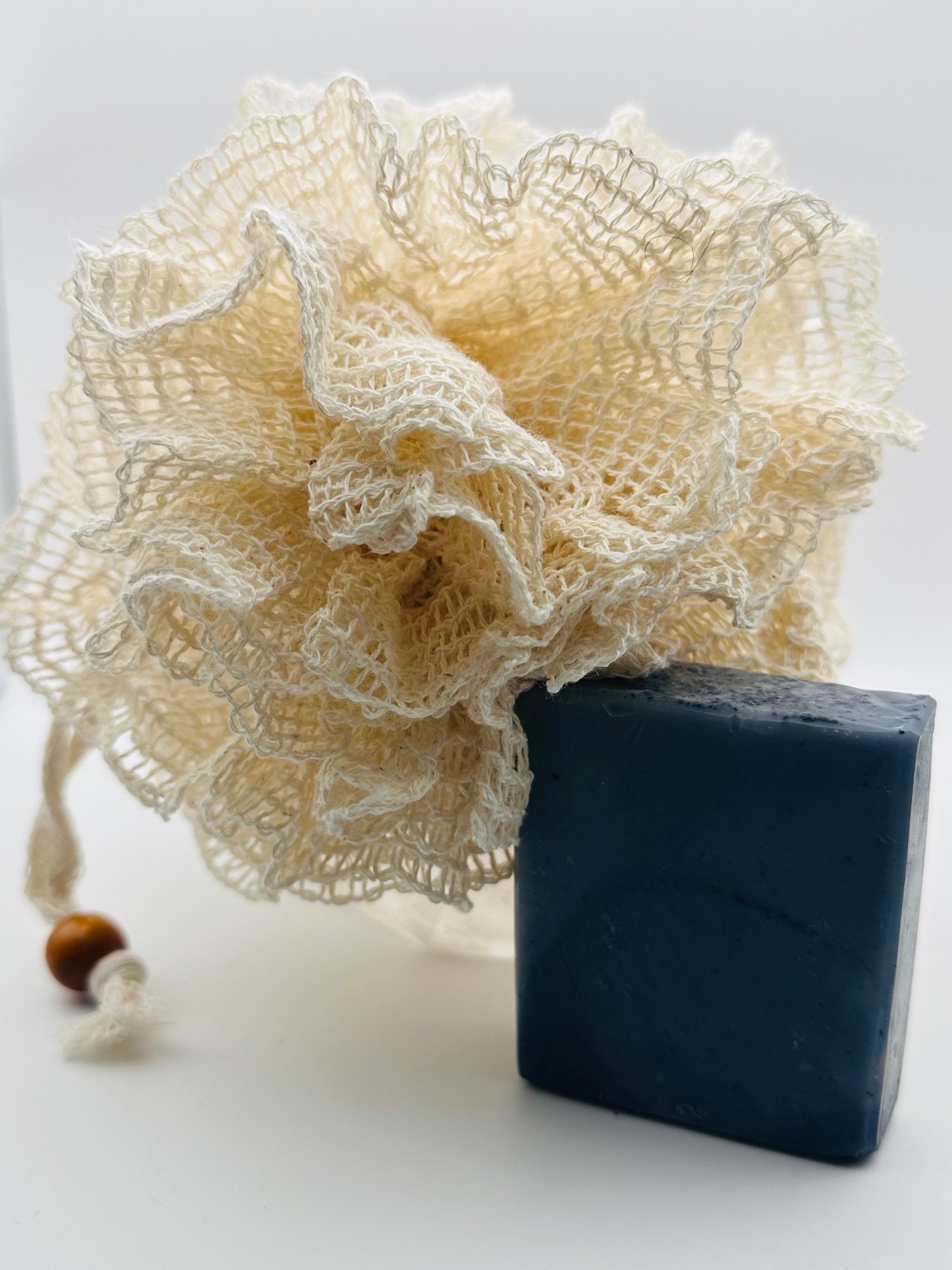 Eco-friendly organic Loofah made with natural ingredients/materials, designed for holistic self-care and ritual cleansing. Bodhi Tree Tribe."