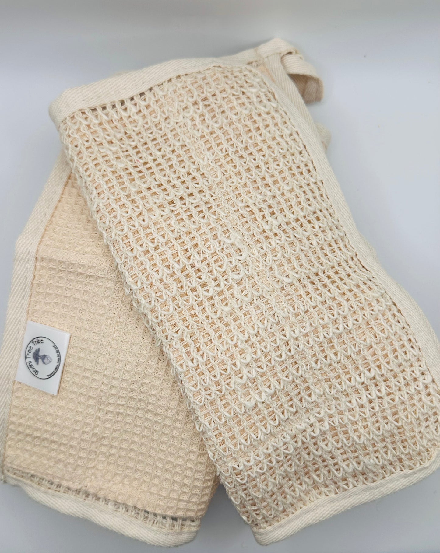 Soft-Weave Terry Wash Cloths for Face and Body, Dual-Sided Gentle Cleansing and Exfoliating Washcloths 2 pack