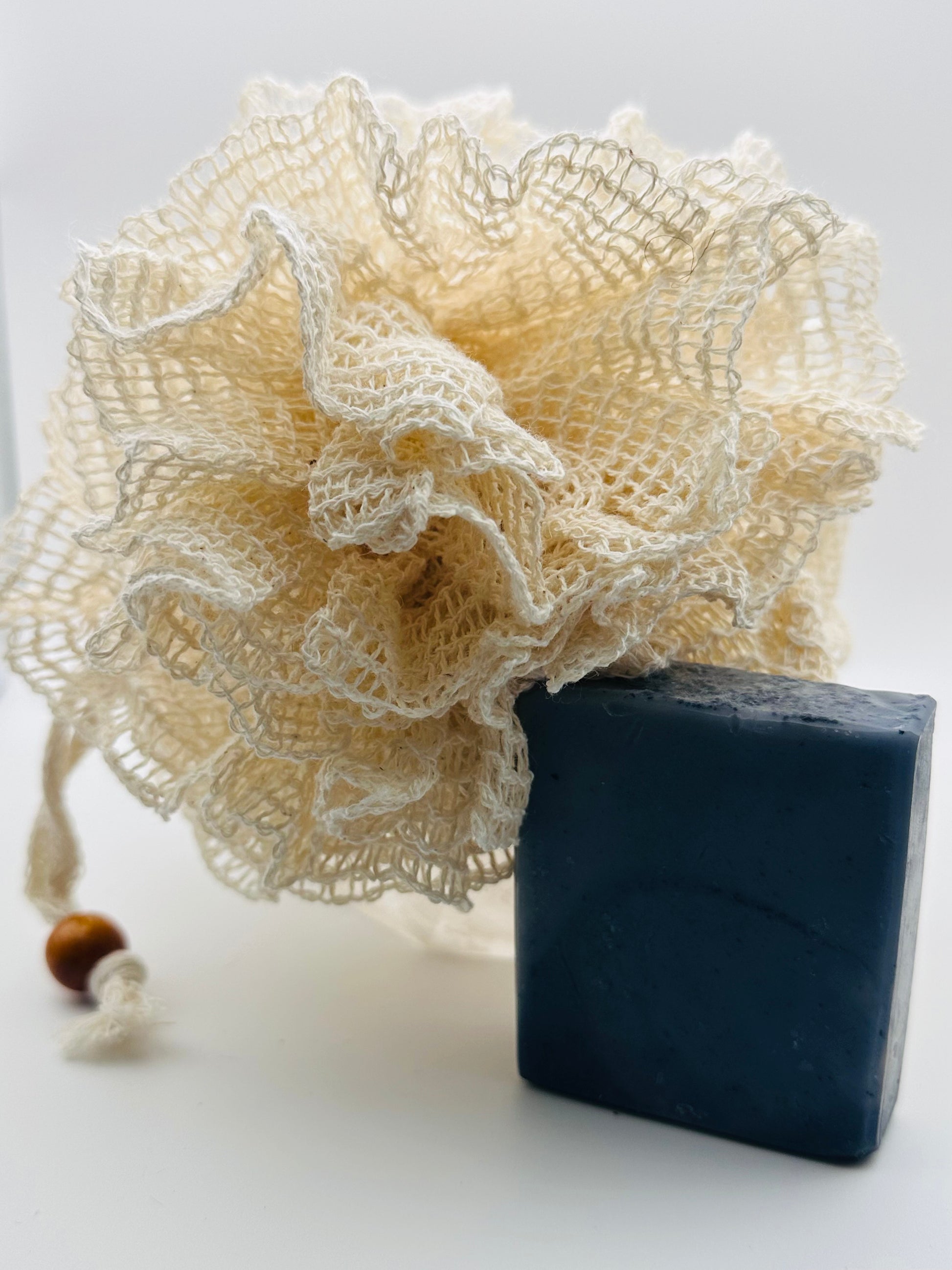 Eco-friendly organic Loofah made with natural ingredients/materials, designed for holistic self-care and ritual cleansing. Bodhi Tree Tribe."

